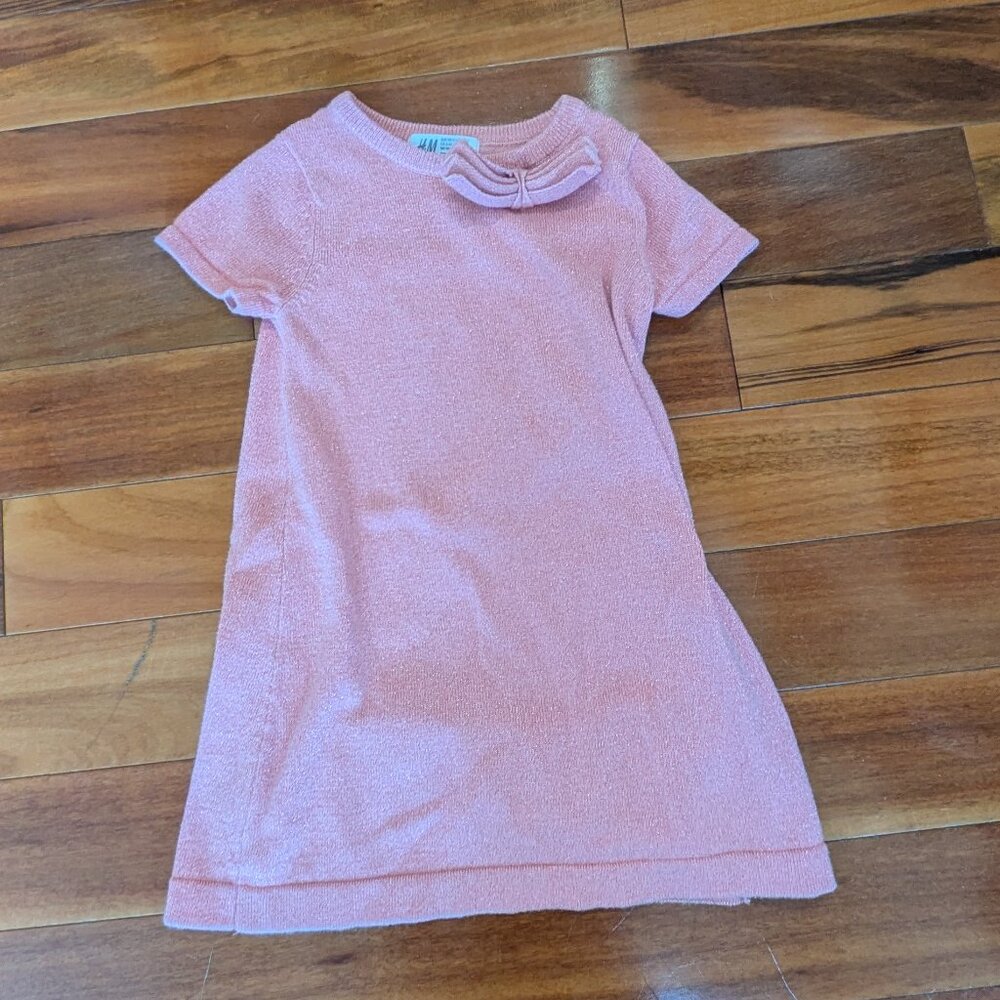 H&M Sparkly Pink Dress (2T)